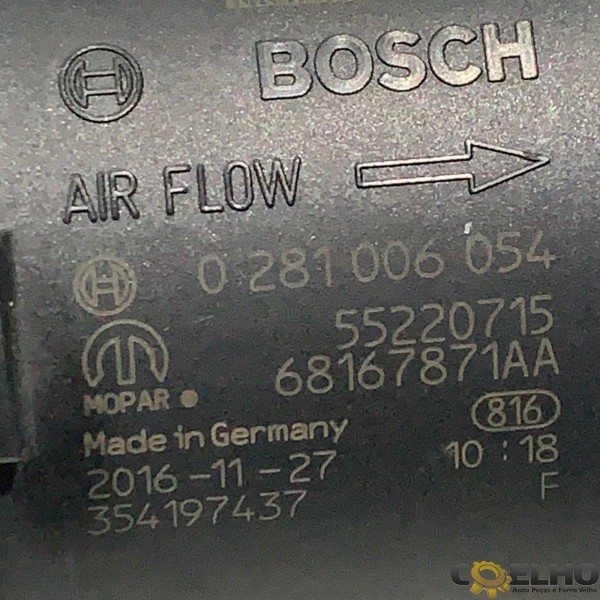 Sensor Maf Jeep Compass Trailhawk 2.0 Diesel 2017 (2360)