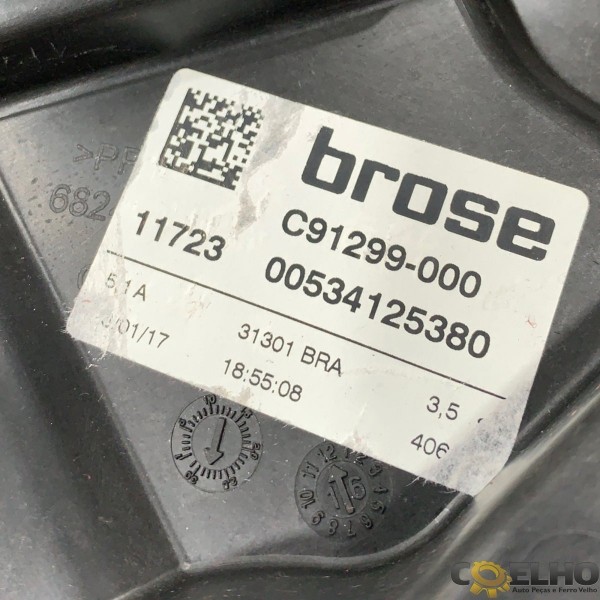 Máquina Vidro Tras. Dir. Sem Motor Jeep Compass 2017 (2610)