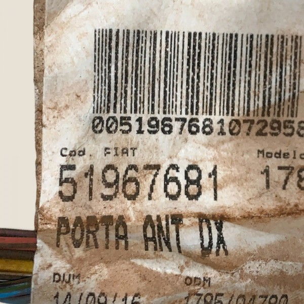 Chicote Porta Dianteira Direita Fiat Strada 2020 (89)
