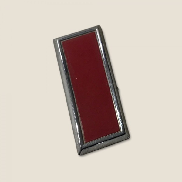 Emblema Tdi Tampa Traseira Amarok 2015 (822) Prateado E Vermelho