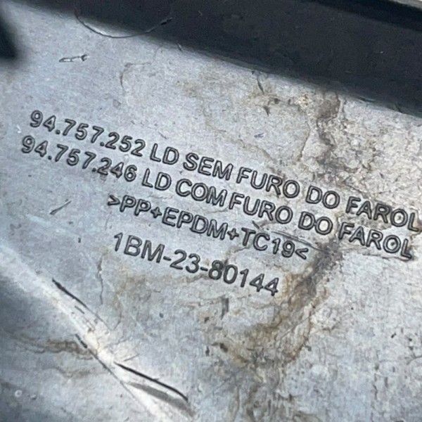 Moldura Farol Milha Lado Direito Montana Ls2 2017 (1063) Preto