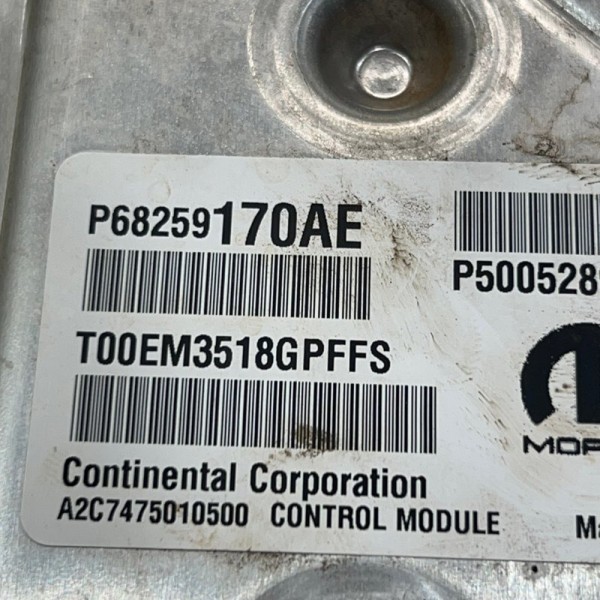 Módulo Injeção Jeep Compass Sport Flex 19 P68259170ae (1517)