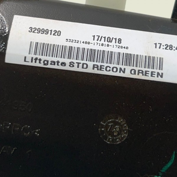 Maçaneta Tampa Traseira Compass Sport 2019 (1552) Verde-escuro