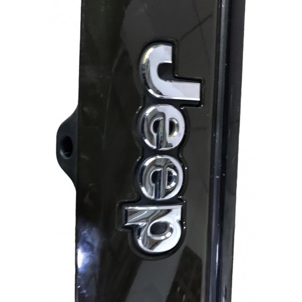 Moldura Tampa C/emblema Trasei Jeep Compass Flex 2.0 19/20