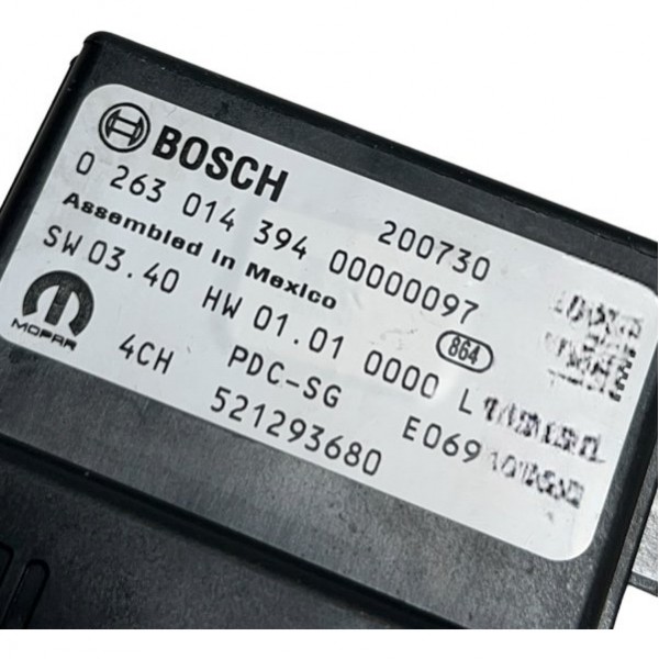 Módulo Conforto Estacionamento Fiat Strada Freedom 1.3 2021