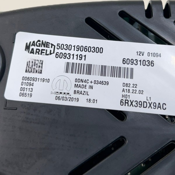 Painel Instrumento Jeep Compass 2.0 Flex 2019 47680km (1414)