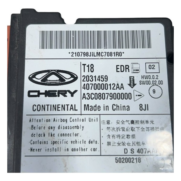 Kit Airbag Painel Chery Tiggo 8 2022