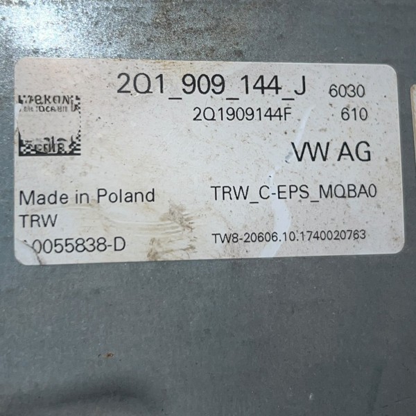 Coluna Direção Elétrica Polo 1.0tsi 2017/2018 2q1909144j