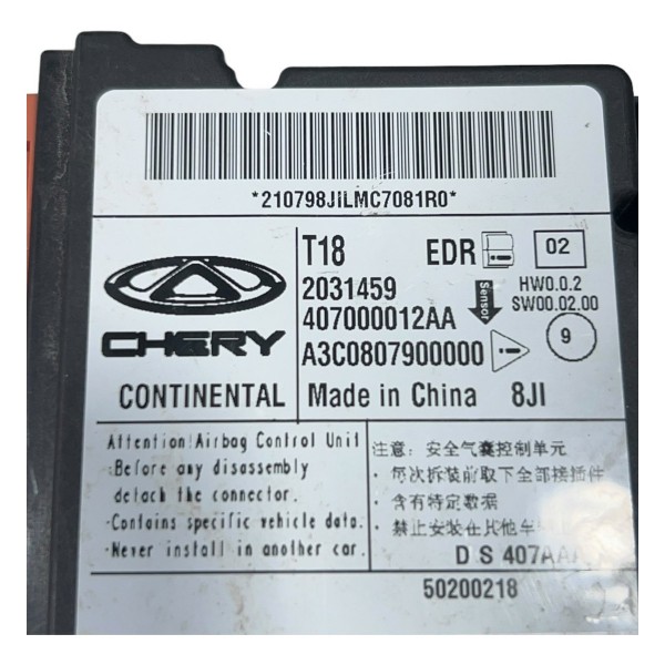 Kit Airbag Painel Chery Tiggo 8 2022 I