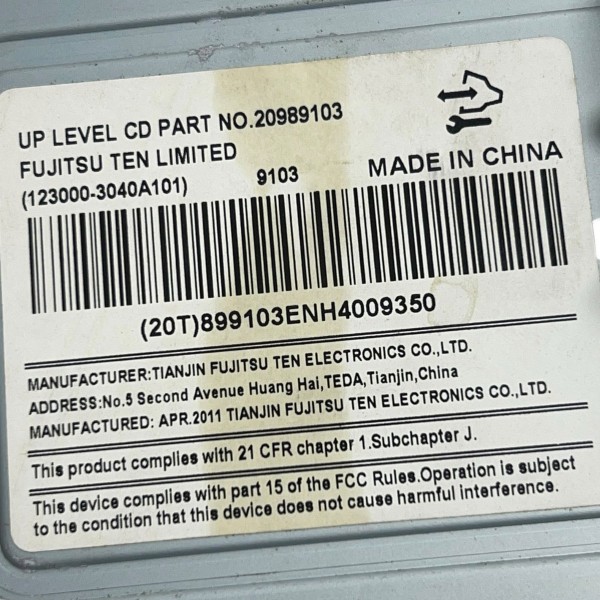 Rádio Original Captiva Sport 2.4 2011