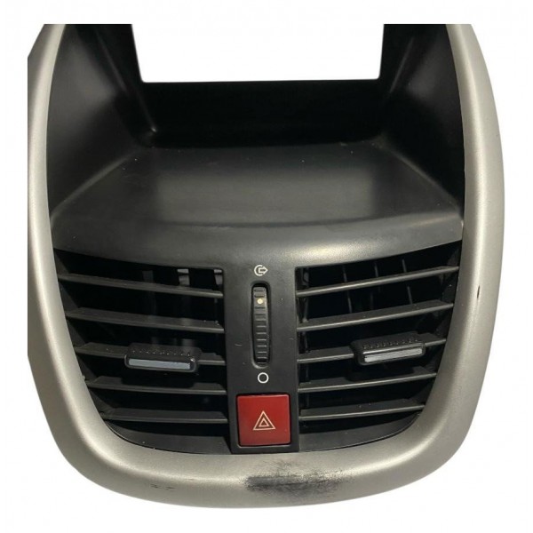 Moldura Difusor Central Alerta Peugeot 207 2011/2012
