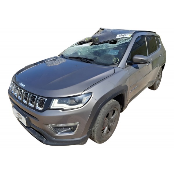 Sucata Motor Câmbio Frentão Jeep Compass 2.0 Flex 2018 - Cinza-escuro