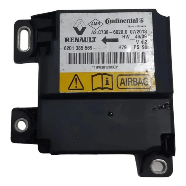 Módulo Airbag Renault Duster 2012/15 8201385569 (acionado)