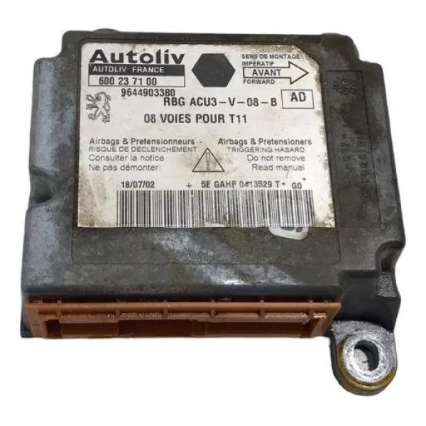 Modulo Central De Air Bag Peugeot 206