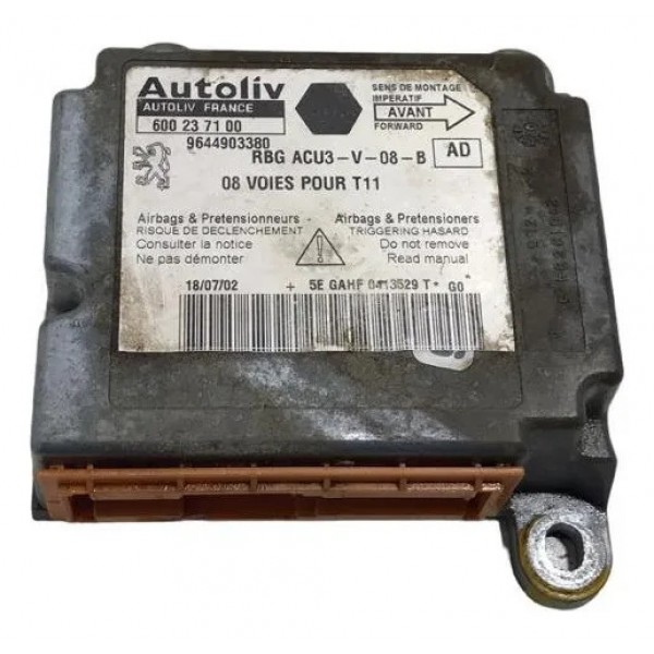 Modulo Central De Air Bag Peugeot 206